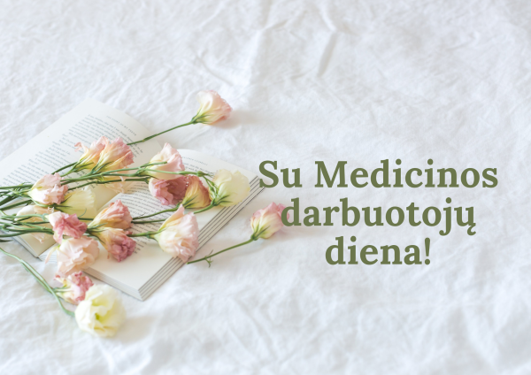 Sveikinimas su Medicinos darbuotojų diena