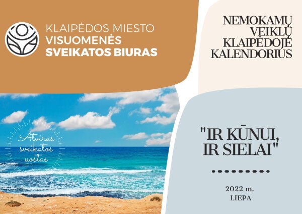 Neringiškiai kviečiami jungtis prie nemokamų sveikatinimo veiklų