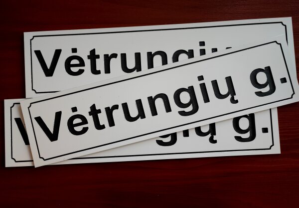 Nauji adresai - Vėtrungių gatvės žemės sklypams ir pastatams 