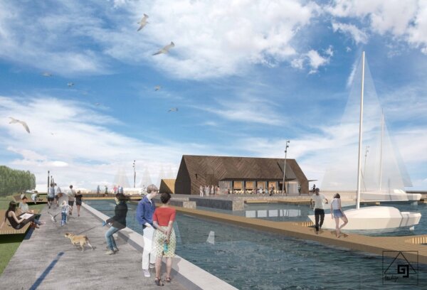 Pristatomi Juodkrantės keleivinių laivų uosto projektiniai pasiūlymai