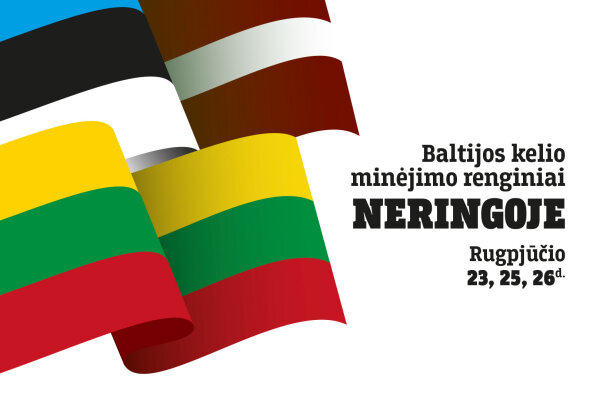 Baltijos kelio minėjimo renginiai Neringoje