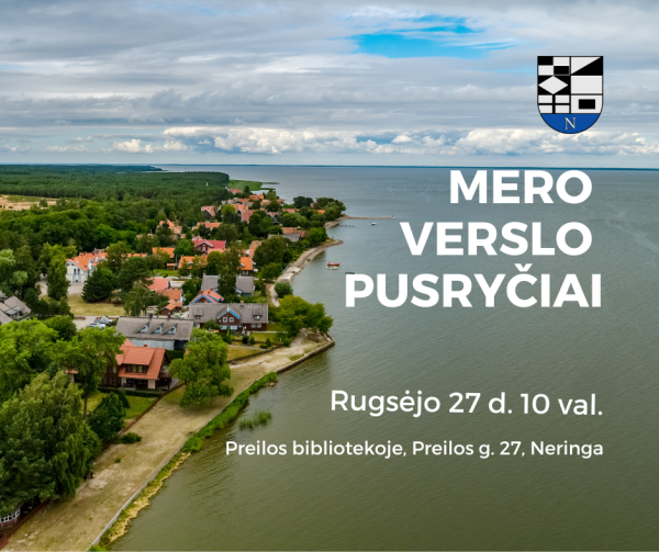 Į tradicinį susitikimą kviečiami Neringos verslo atstovai
