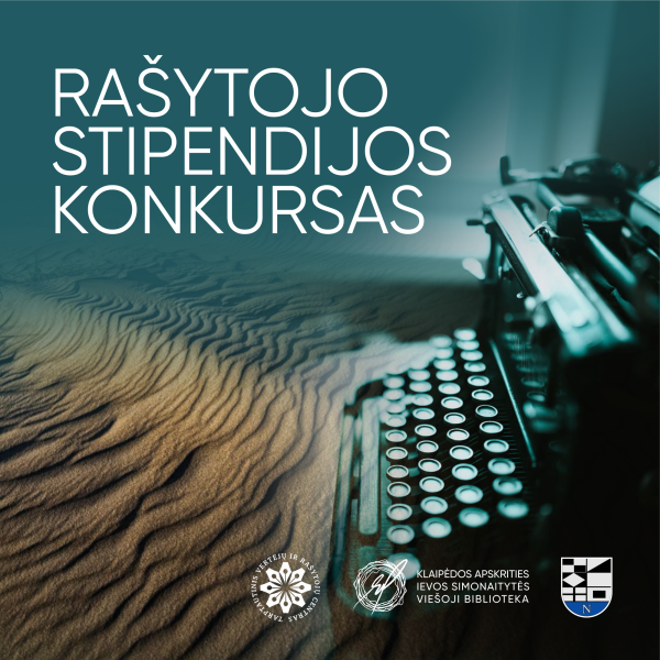 Kviečiame teikti paraiškas Rašytojo stipendijai laimėti