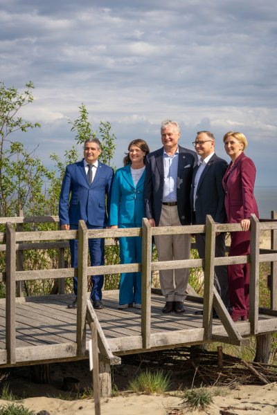 Neringoje viešėjo Lietuvos ir Lenkijos Prezidentai