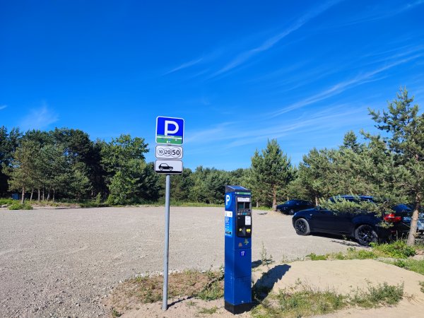 Žalioji parkavimo zona Nidoje pasipildė dar viena aikštele