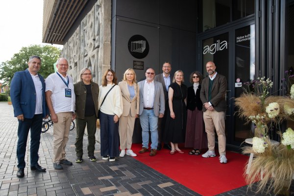 Kuršių nerija - Europos kino kultūros lobis: atidengtas tai liudijantis ženklas 