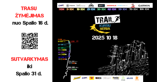 „Trail Kuršių nerija“: organizatoriai pradėjo trasų žymėjimą 